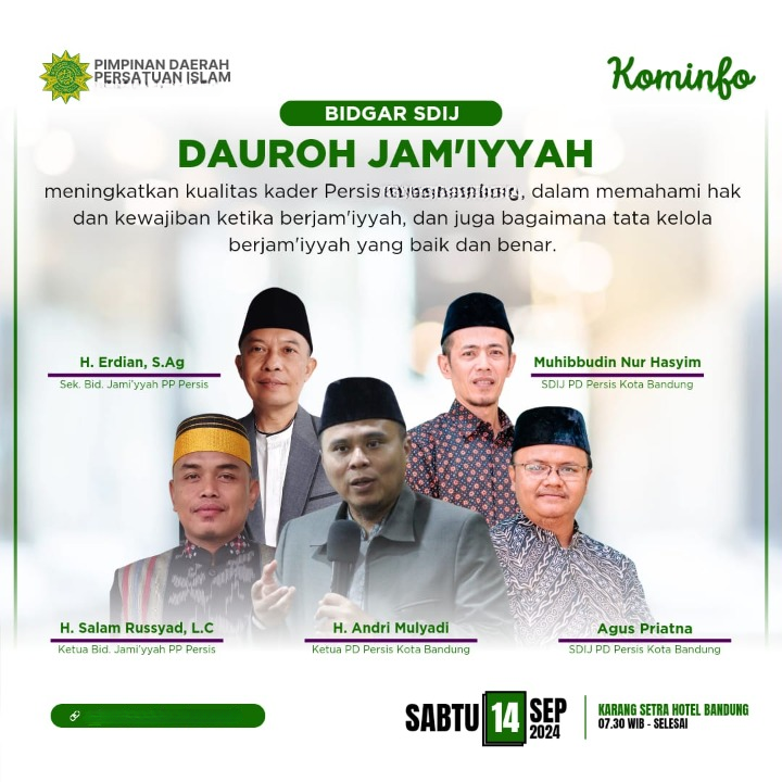 Dauroh Jamiyyah SDIJ PD PERSIS Kabupaten Aceh Barat